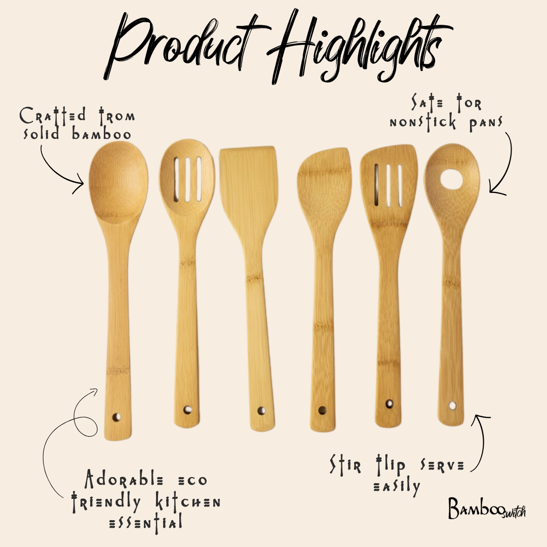Bamboo Kitchen Utensil | Spoon
