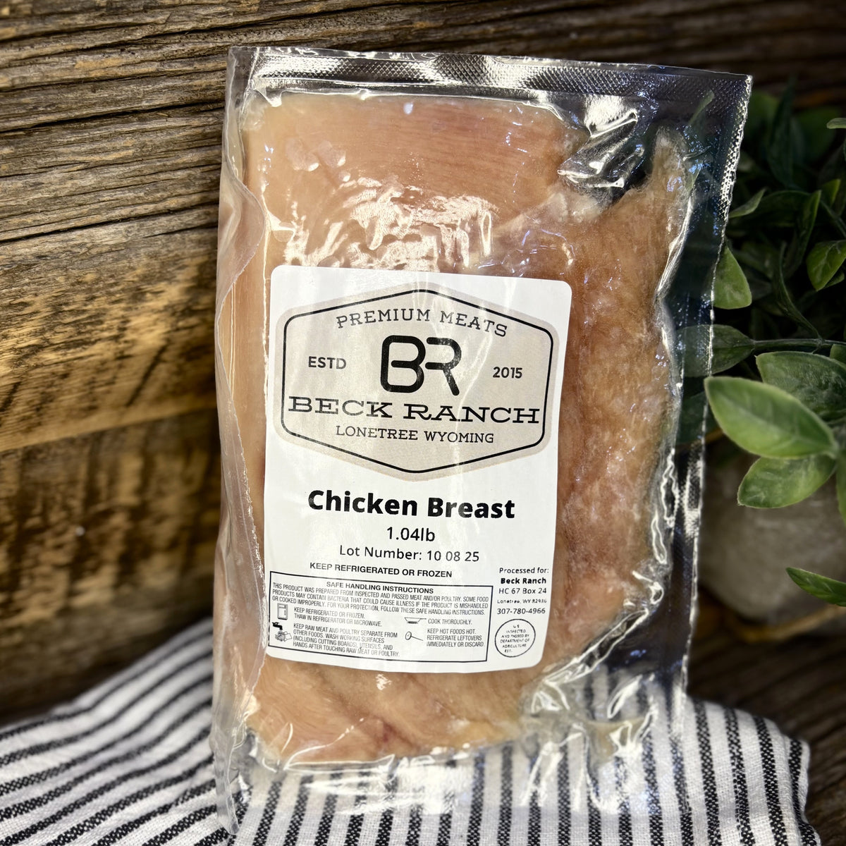 Boneless Skinless Chicken Breasts (organic)