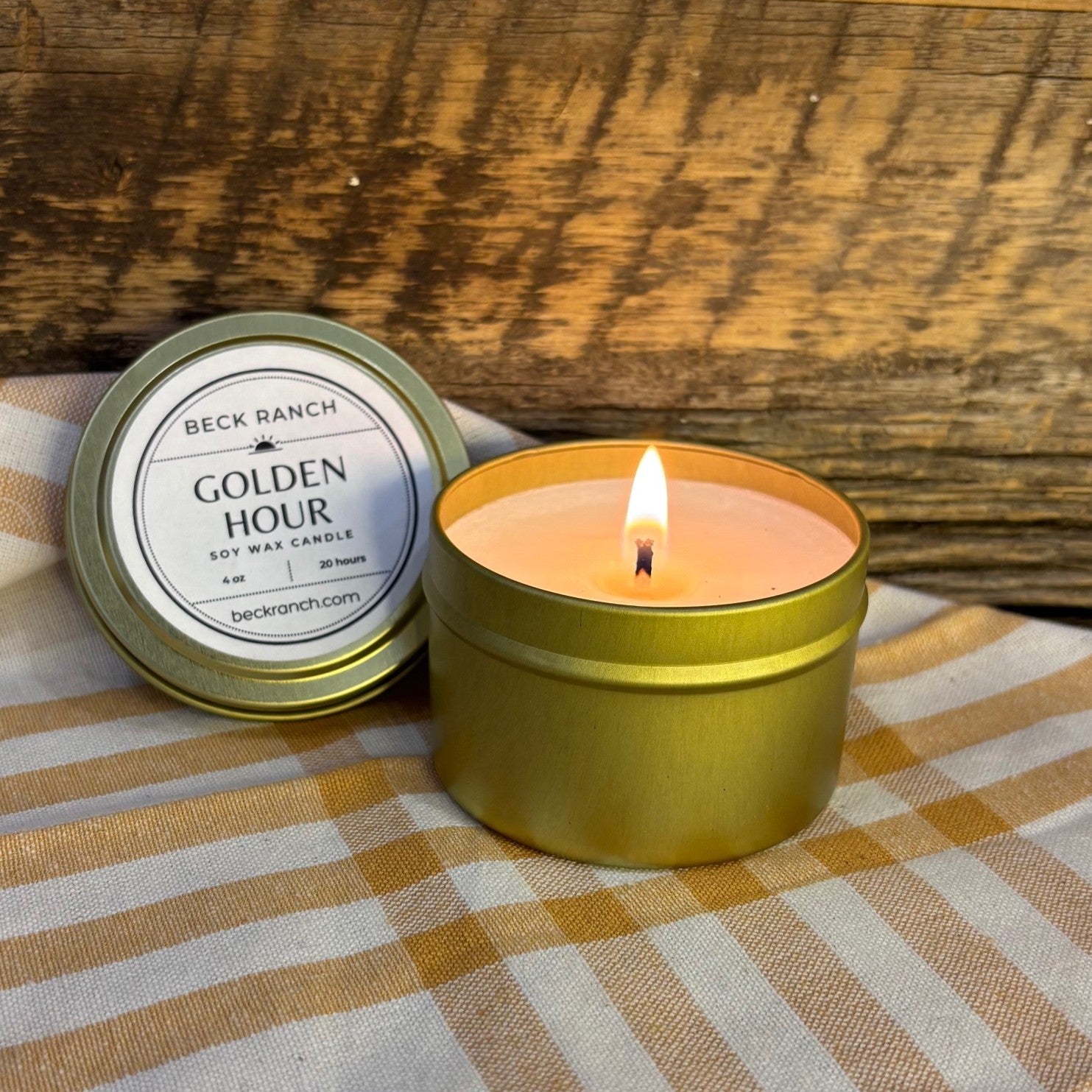 4 oz  Golden Hour Candle